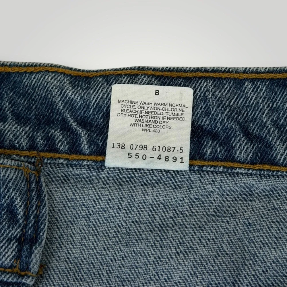 VTG Levis 550 Jeans Mens 36 Blue Relaxed Fit Tapered Denim 1998‎